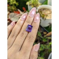 5.11 Ct. Purple Amethyst from Ceylon (Sri Lanka) Life Style
