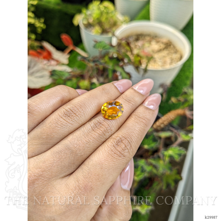 4.94 Ct. Yellow Citrine from Ceylon (Sri Lanka)