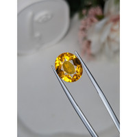 4.94 Ct. Yellow Citrine from Ceylon (Sri Lanka) Life Style