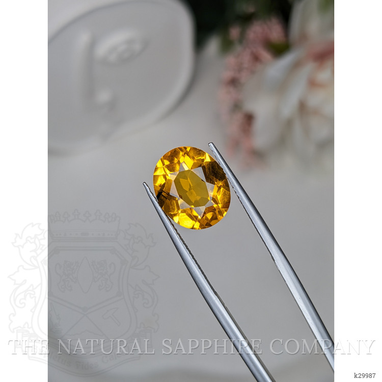 4.94 Ct. Yellow Citrine from Ceylon (Sri Lanka)
