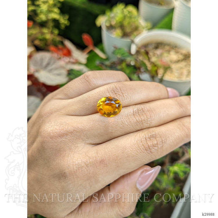 5.12 Ct. Golden Citrine from Ceylon (Sri Lanka)