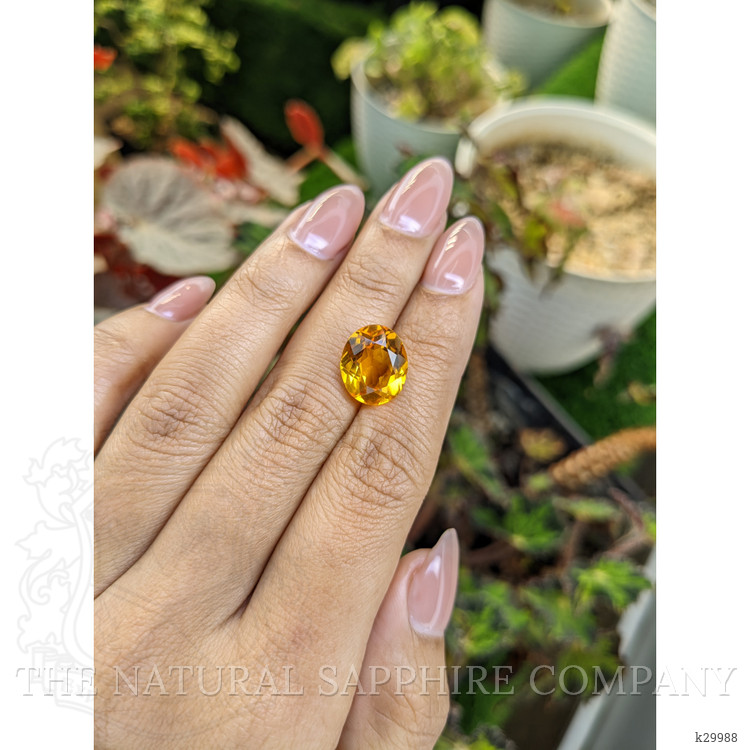 5.12 Ct. Golden Citrine from Ceylon (Sri Lanka)