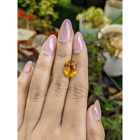5.30 Ct. Golden Citrine from Ceylon (Sri Lanka) Life Style