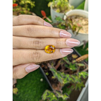 5.30 Ct. Golden Citrine from Ceylon (Sri Lanka) Life Style