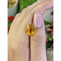 5.20 Ct. Yellow Citrine from Ceylon (Sri Lanka) Life Style