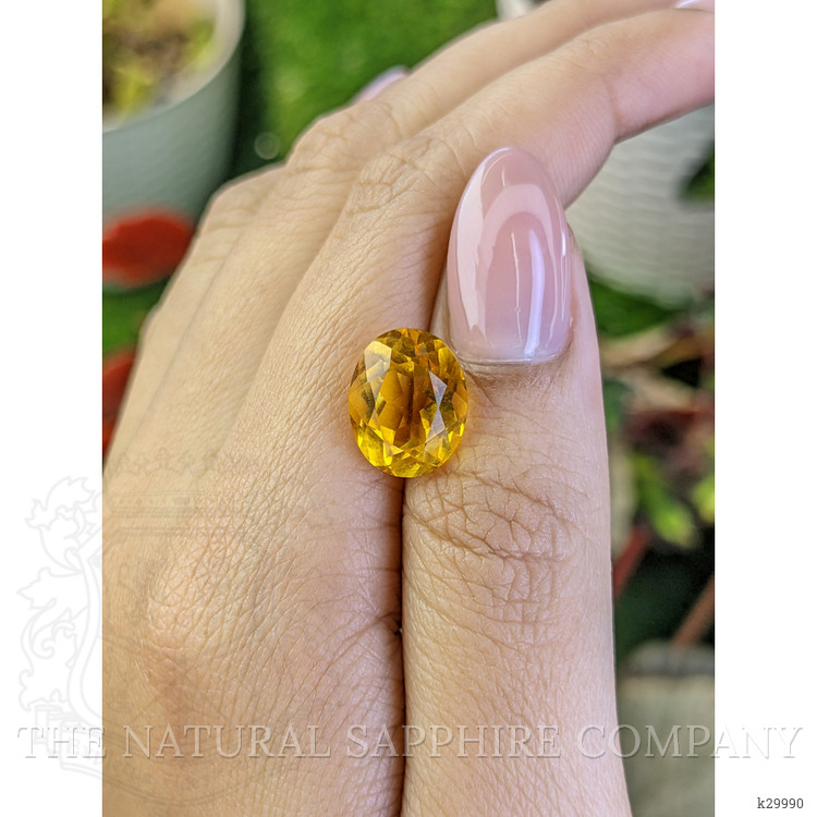 5.20 Ct. Yellow Citrine from Ceylon (Sri Lanka)