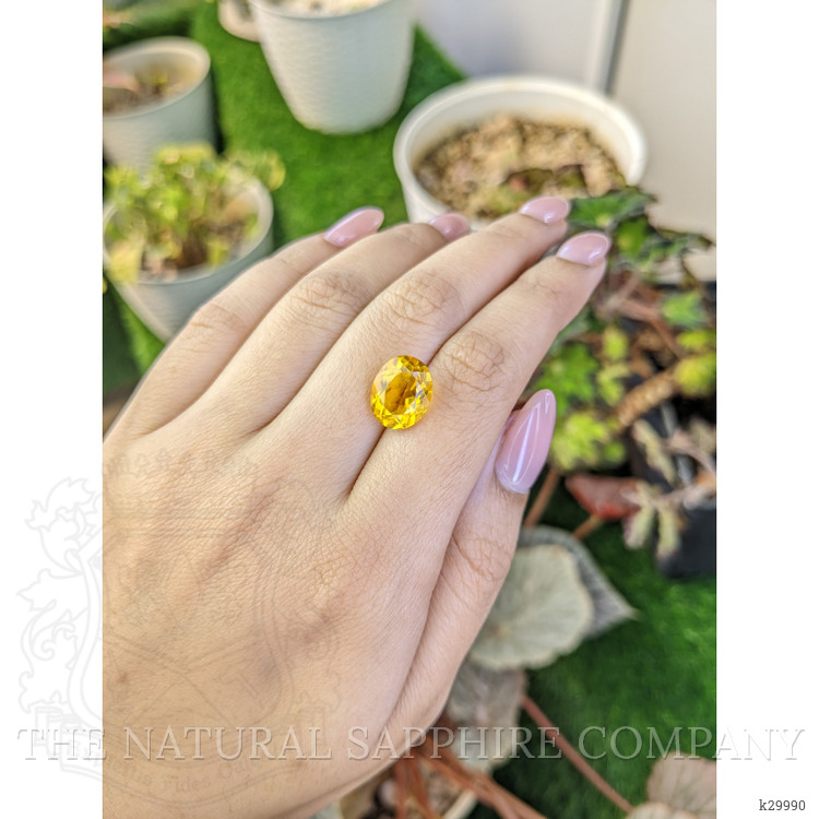 5.20 Ct. Yellow Citrine from Ceylon (Sri Lanka)