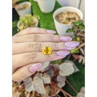 5.20 Ct. Yellow Citrine from Ceylon (Sri Lanka) Life Style