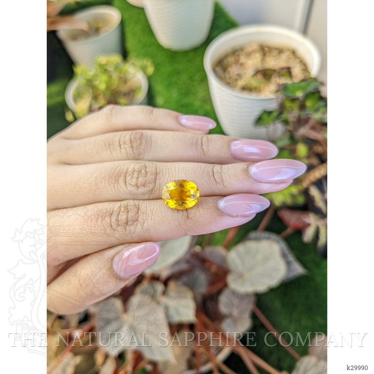 5.20 Ct. Yellow Citrine from Ceylon (Sri Lanka)