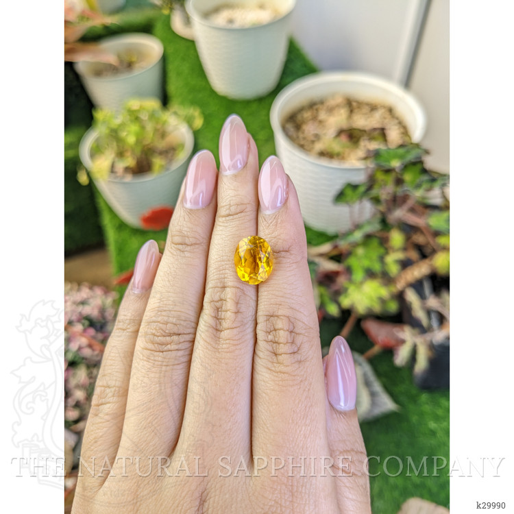 5.20 Ct. Yellow Citrine from Ceylon (Sri Lanka)