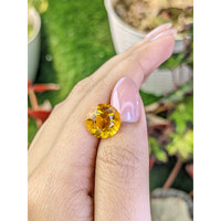 6.00 Ct. Yellow Citrine from Ceylon (Sri Lanka) Life Style