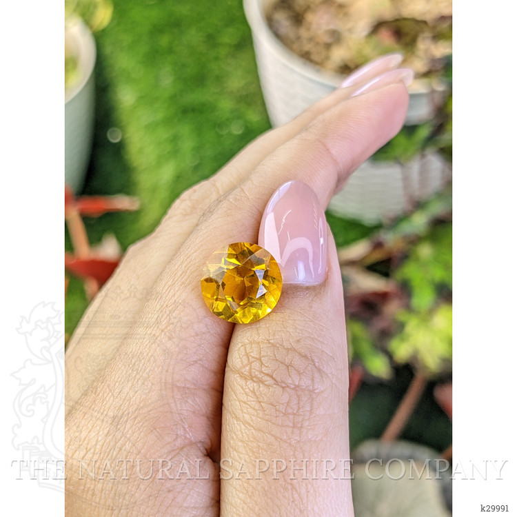 6.00 Ct. Yellow Citrine from Ceylon (Sri Lanka)