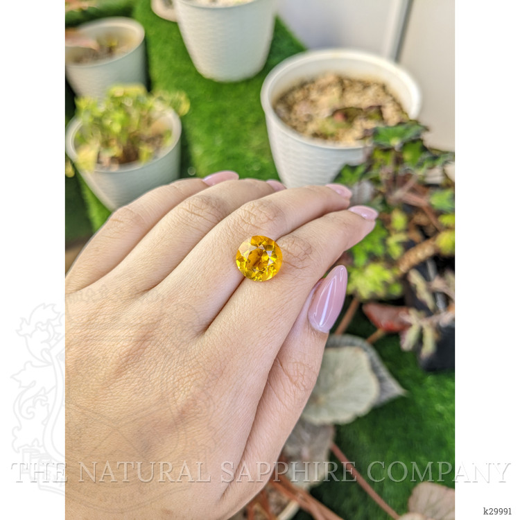 6.00 Ct. Yellow Citrine from Ceylon (Sri Lanka)