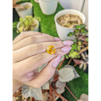 6.00 Ct. Yellow Citrine from Ceylon (Sri Lanka) Life Style