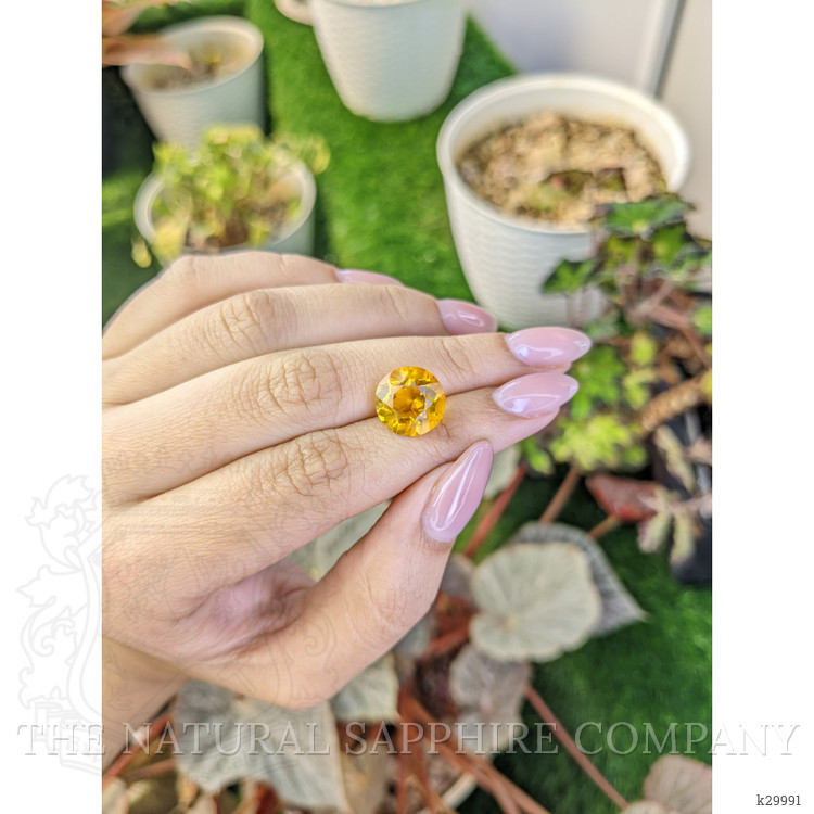 6.00 Ct. Yellow Citrine from Ceylon (Sri Lanka)
