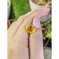 6.32 Ct. Yellow Citrine from Ceylon (Sri Lanka) Life Style