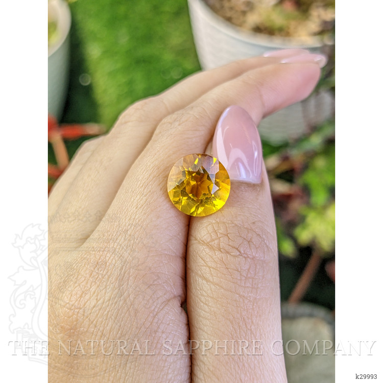6.32 Ct. Yellow Citrine from Ceylon (Sri Lanka)