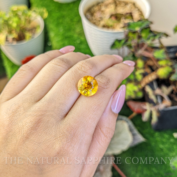 6.32 Ct. Yellow Citrine from Ceylon (Sri Lanka)