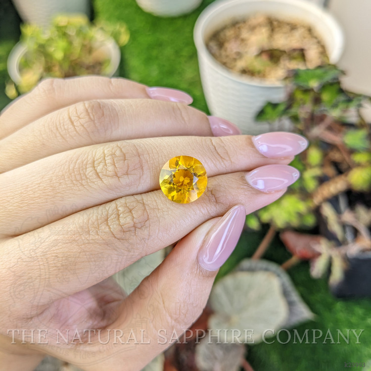 6.32 Ct. Yellow Citrine from Ceylon (Sri Lanka)