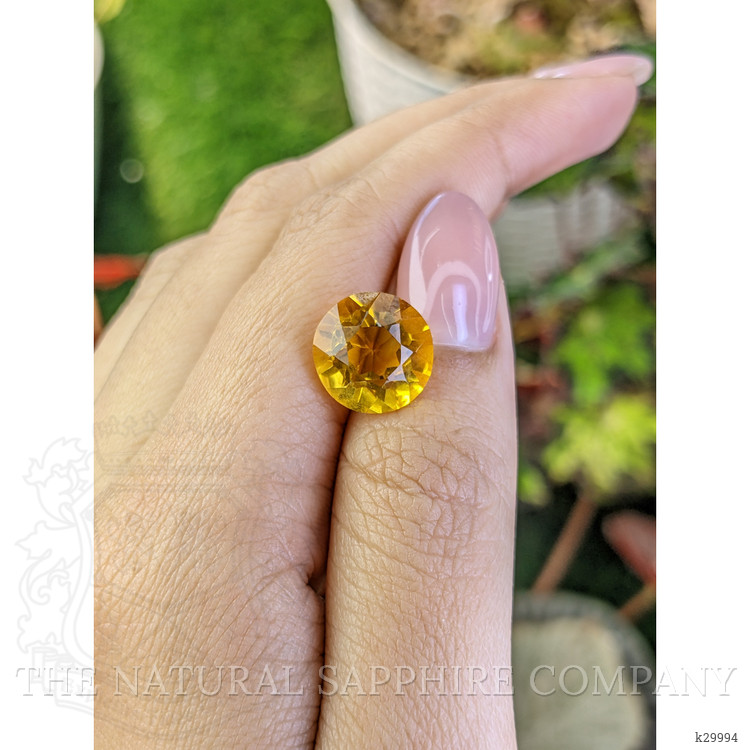 5.93 Ct. Yellow Citrine from Ceylon (Sri Lanka)