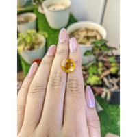 5.93 Ct. Yellow Citrine from Ceylon (Sri Lanka) Life Style