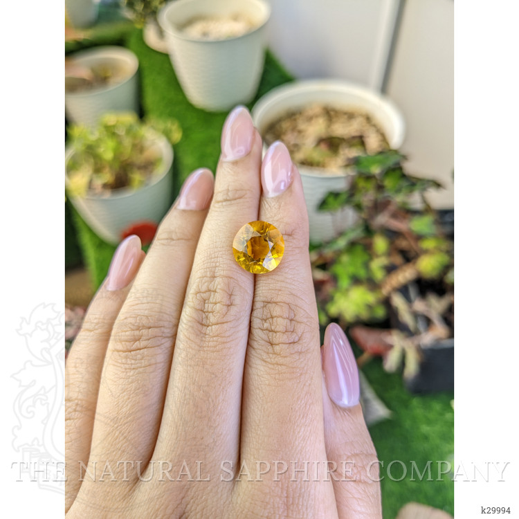 5.93 Ct. Yellow Citrine from Ceylon (Sri Lanka)