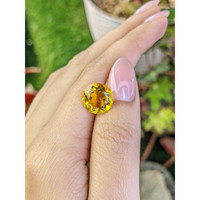 5.37 Ct. Yellow Citrine from Ceylon (Sri Lanka) Life Style