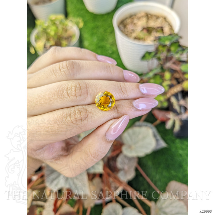 5.37 Ct. Yellow Citrine from Ceylon (Sri Lanka)