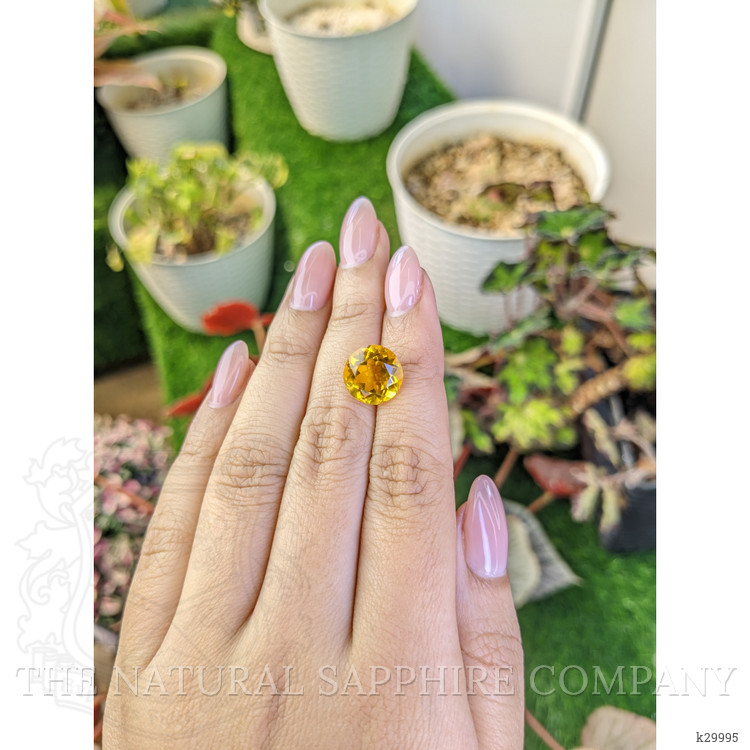 5.37 Ct. Yellow Citrine from Ceylon (Sri Lanka)