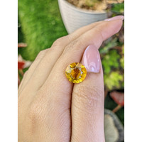 5.53 Ct. Yellow Citrine from Ceylon (Sri Lanka) Life Style