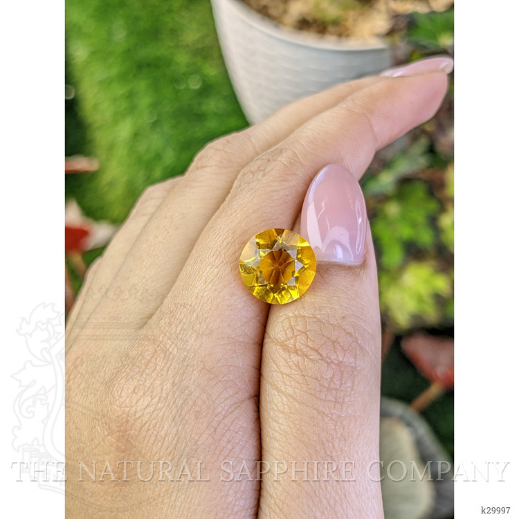 5.53 Ct. Yellow Citrine from Ceylon (Sri Lanka)