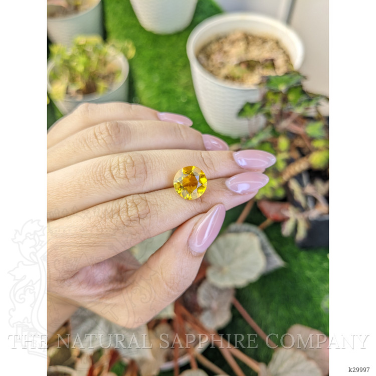 5.53 Ct. Yellow Citrine from Ceylon (Sri Lanka)