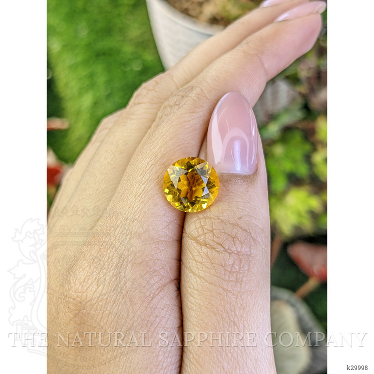 4.98 Ct. Yellow Citrine from Ceylon (Sri Lanka)