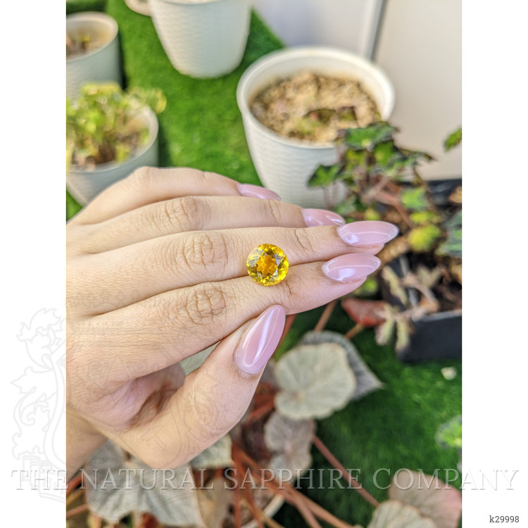 4.98 Ct. Yellow Citrine from Ceylon (Sri Lanka)