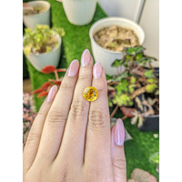 4.98 Ct. Yellow Citrine from Ceylon (Sri Lanka) Life Style