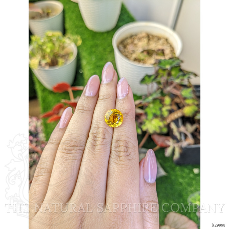 4.98 Ct. Yellow Citrine from Ceylon (Sri Lanka)