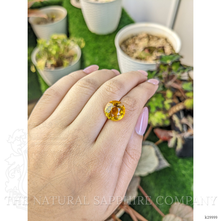 6.54 Ct. Yellow Citrine from Ceylon (Sri Lanka)