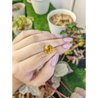 6.54 Ct. Yellow Citrine from Ceylon (Sri Lanka) Life Style