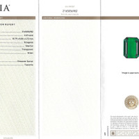 4.63 Ct. Tsavorite Garnet from South Africa Scan Report