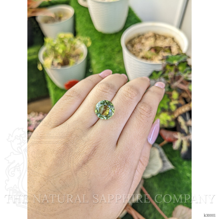 6.21 Ct. Yellowish Green Prasiolite from Brazil