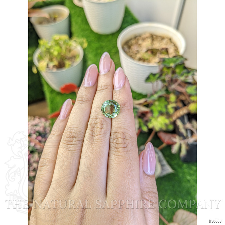 5.64 Ct. Yellowish Green Prasiolite from Brazil