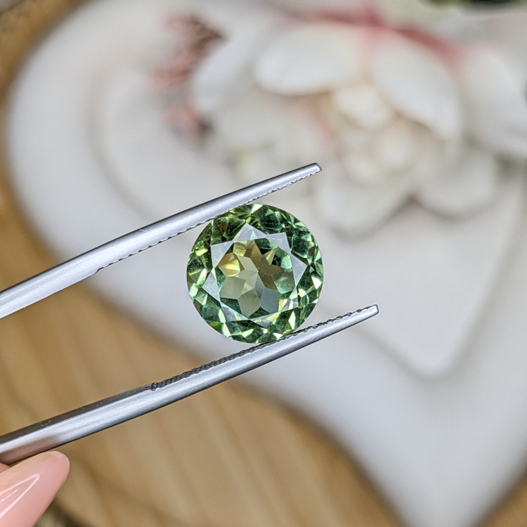 5.64 Ct. Yellowish Green Prasiolite from Brazil