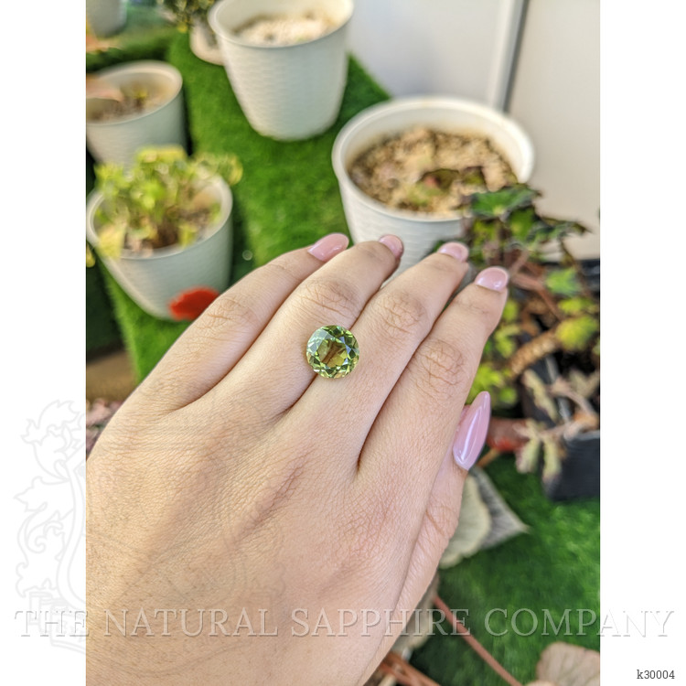 5.42 Ct. Yellowish Green Prasiolite from Brazil