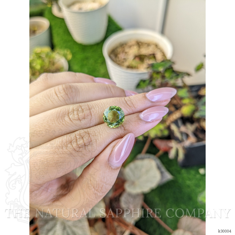 5.42 Ct. Yellowish Green Prasiolite from Brazil