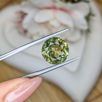 6.71 Ct. Yellowish Green Prasiolite from Brazil Life Style