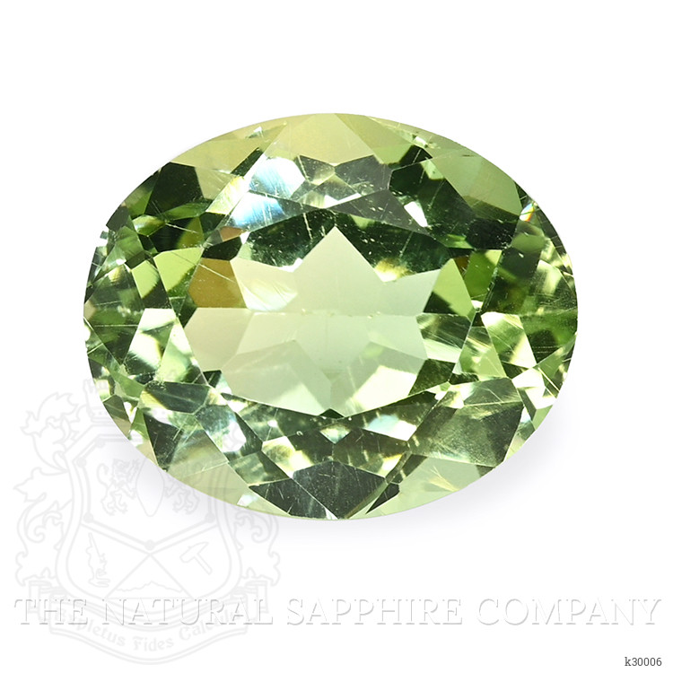 5.81 Ct. Yellowish Green Prasiolite from Brazil
