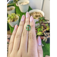 6.00 Ct. Green Prasiolite from Brazil Life Style