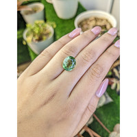 6.00 Ct. Green Prasiolite from Brazil Life Style