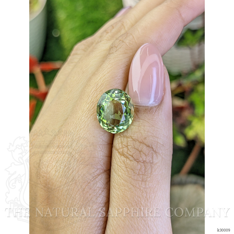 6.09 Ct. Yellowish Green Prasiolite from Brazil