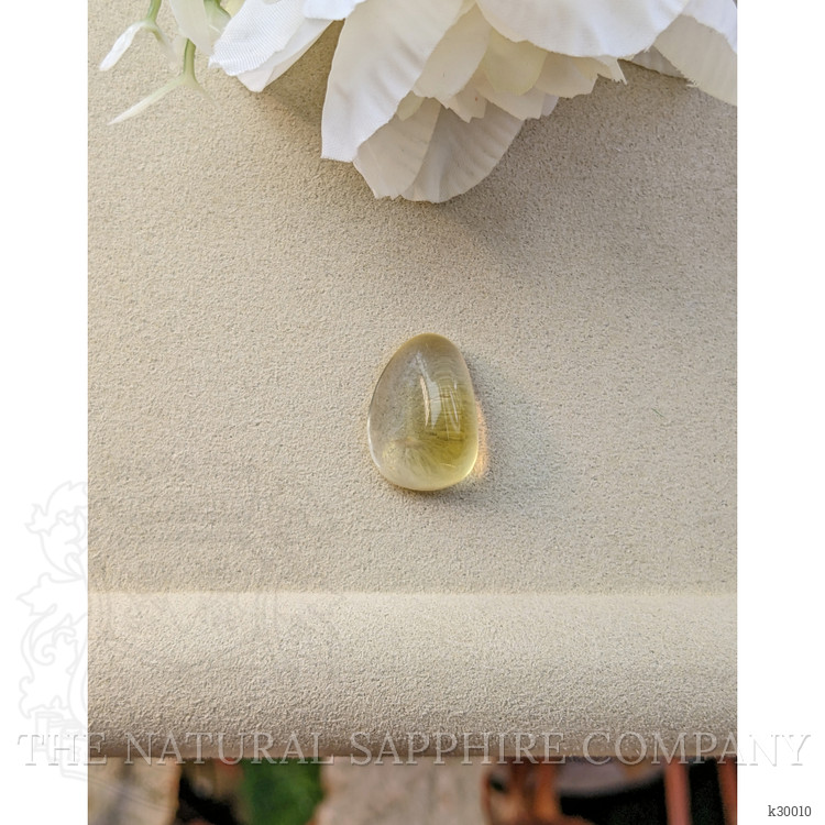 17.25 Ct. Yellow Cabochon Quartz from Brazil